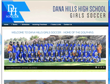 Tablet Screenshot of dhhsgirlssoccer.com